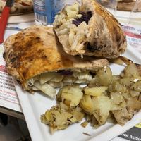 Panino con vegburger e verdure di stagione   at Acqua e Farina in Biella