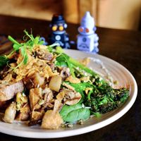 Trio mushrooms  at The Robot Bun Factory in Midland