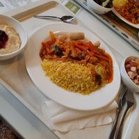 2,95€ for students -Salad, vegan milchreis, springrolls sweet&sour 🙏 at Mensa Rempartstraße in Freiburg