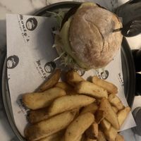 Bean burger   at Monty's Burger Bar in Bicester