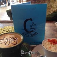 soy latte  at C is for Cookie in Reykjavik