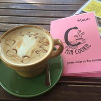 A big soy latte at C is for Cookie in Reykjavik