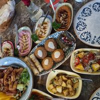 Vegan Mezze Plate at Sham in Zurich