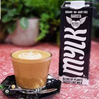 Great milk options at Hairy Legs in Sandy Bay