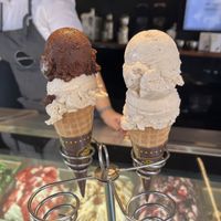 Choco and hazelnut  at Sa Gelateria in Mallorca