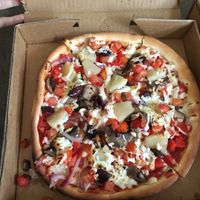 Vegan veg out pizza  at Pizzario in Flagstaff Hill