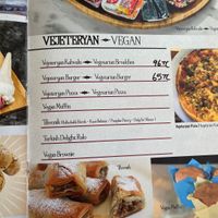  Vegan menu  at Petek Pastahanesi in Famagusta