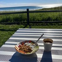 Great view of the ocean at Kiosk Lennox Beach in Lennox Head