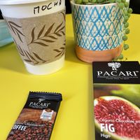 Mocha and some chocolate  at Grand Central in Petaluma