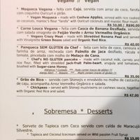 Platos principais maiô 2022 at Sabor da Serra in Lencois