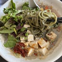 Veg black tan-tan- kale noodles & spicy miso  at Arashi Ramen in Canmore
