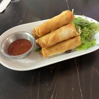 Veg spring rolls  at Arashi Ramen in Canmore