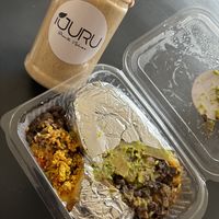 Protein shake and breakfast burrito  at Ijuru Plant Bliss  in Kampala