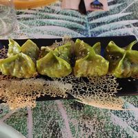 Vengan dumplings with mushrooms at Momoland in Gran Canaria