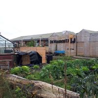 View from the road you come off the ferry onto. at De VerbroederIJ in Amsterdam