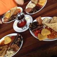 vegan breakfast at The Railway Hotel in Southend-on-sea