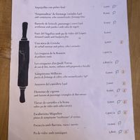 carta  at El Pebre in Olesa De Montserrat