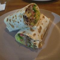 Vegan burrito at Território Mexicano in Natal