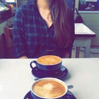 Dairy free and non-dairy free coffee at Blue Brick Cafe in South East London