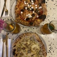 vegan pizza  at Wolke in Vienna