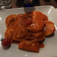 Vegane Ravioli at Gioia in Dusseldorf