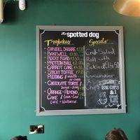 Menu - protein balls seem vegan and possibly the torte - need to check  at The Spotted Dog in Dundalk