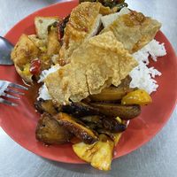 My choice of buffet dishes, I was sooo full  at Sweet Veggie in Kuala Lumpur