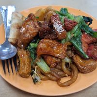 Buffet done by weight of plate at Sweet Veggie in Kuala Lumpur