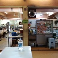 Left: pre cooked buffet, right: hot meals from menu. Same restaurent big wall at Sweet Veggie in Kuala Lumpur
