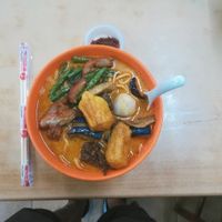 curry noodles at Sweet Veggie in Kuala Lumpur