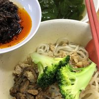 New dish dry chilli ban mee at Sweet Veggie in Kuala Lumpur