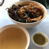 Dry Ban mee, different from the chilli pan mee at Sweet Veggie in Kuala Lumpur