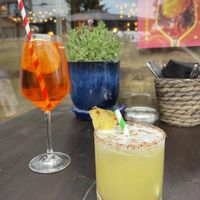 Aperol and Mezcal  at Casita Mexicana in Dusseldorf