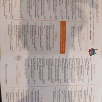 Menu at The Vegetarian in St Croix Falls