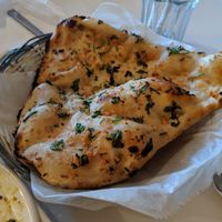 Garlic Naan at The Vegetarian in St Croix Falls
