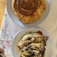 Tahini bun and oreo bun  at 269 Fast Vegan Food in Crete