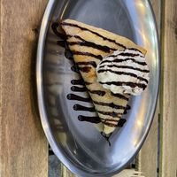 Crepe dough with hazelnut cream and ice cream   at 269 Fast Vegan Food in Crete