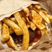 Mama’s Meatballs wrap, classic size  at 269 Fast Vegan Food in Crete