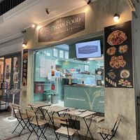 From the street  at 269 Fast Vegan Food in Crete