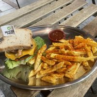 Beyond Burger - gluten free bun  at 269 Fast Vegan Food in Crete