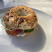 Veggie Bagells  at Plant Based Paradise Kailua in Kailua