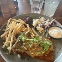 Plant based Schnitzel   at La Cantina in Tauranga
