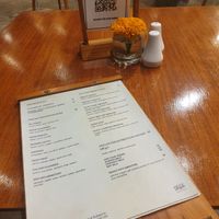 Vegan menu at Titi Batu in Ubud