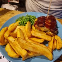 BBQ stack at VK Plant Based Diner in Waterlooville