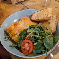 Lasagna at VK Plant Based Diner in Waterlooville