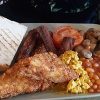 Scrummy VK  breakfast. at VK Plant Based Diner in Waterlooville