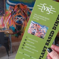 menu at VK Plant Based Diner in Waterlooville