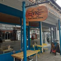 outside at VK Plant Based Diner in Waterlooville