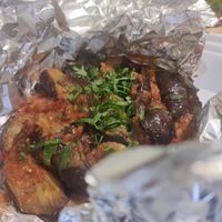 Eggplant with adjika sauce at Starik Khinkalych - Старик Хинкалыч - Ulitsa Lenina in Kursk