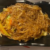 Soy spaghetti with vegetables  at Yokoso in Pordenone